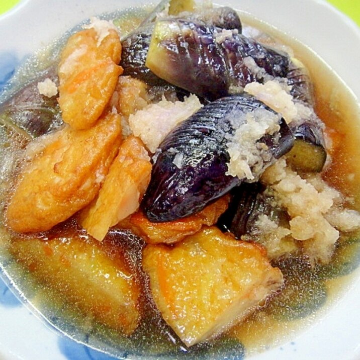 茄子とさつま揚げのみぞれ煮 レシピ 作り方 By Mint74 楽天レシピ 茄子とさつま揚げのみぞれ煮 レシピ 作り方 By Mint74 楽天レシピ